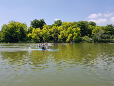Najmlađi kajakaši Zorke na Borkovačkom jezeru