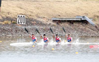 Prvenstvo Evrope u Račicama, četverac mlađih seniora na 500 m u finalu